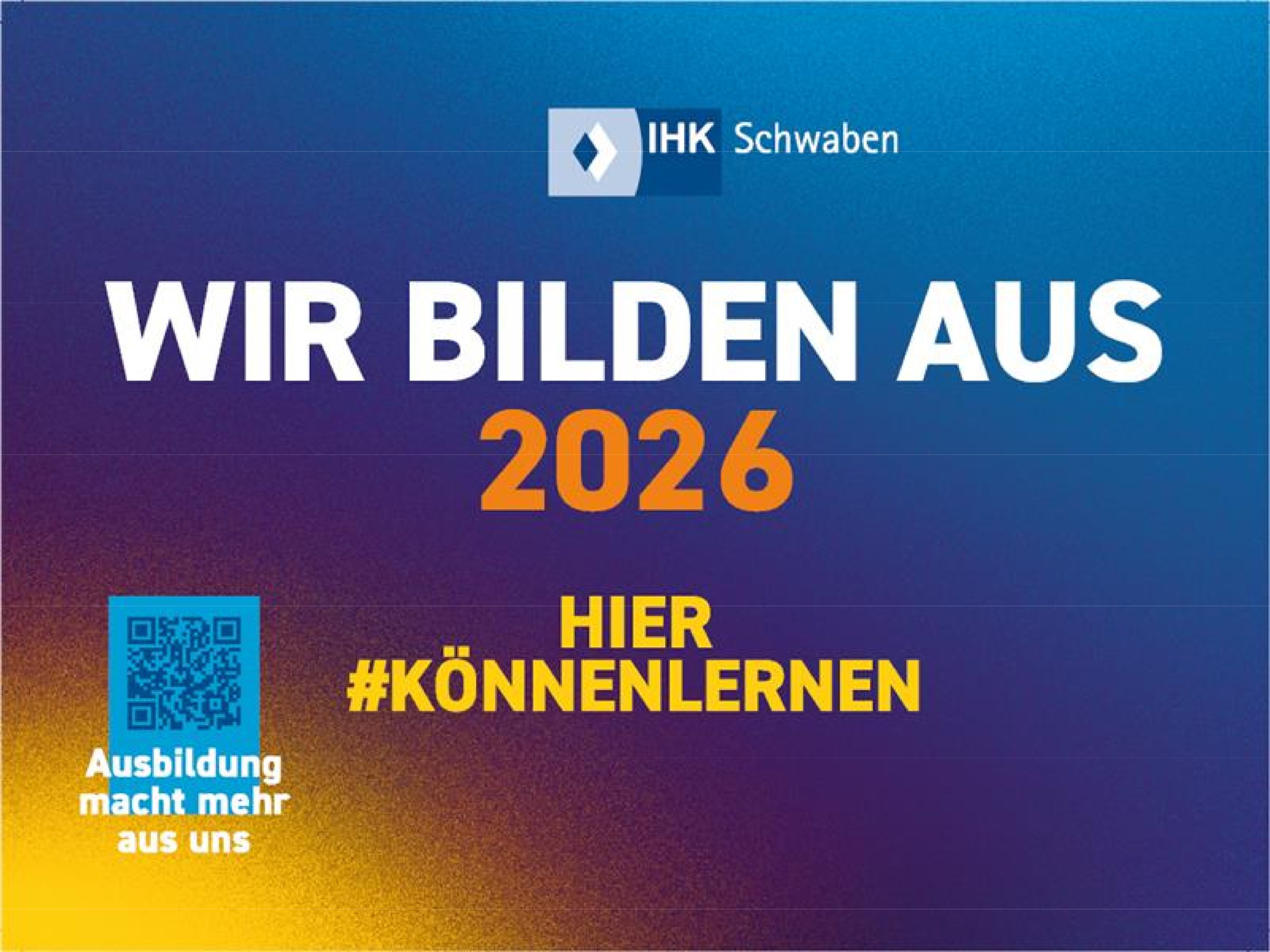Wir bilden aus 2026